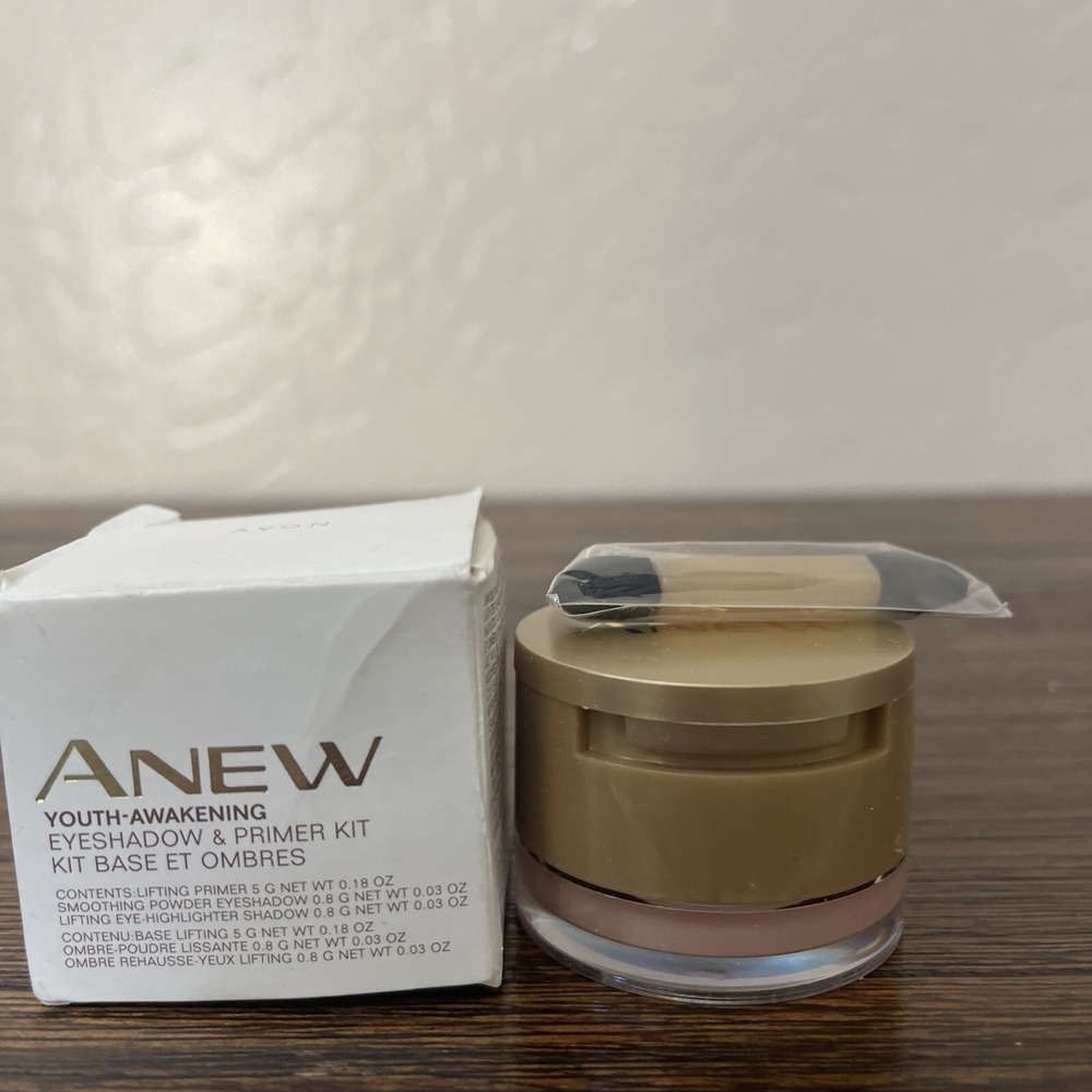 Anew Youth Awakening Eyeshadow And Primer Kit Sunset Pink Damage Box